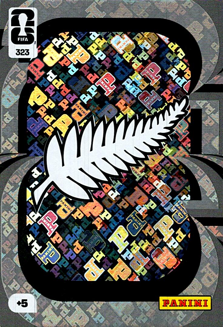 ADRENALYN WORLD CUP 2026 ESCUDO NEW ZEALAND Nº323