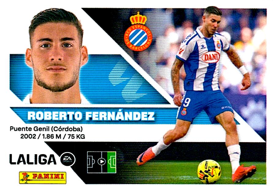 LIGA ESTE 2026/2027  RCD ESPAÑOL ROBERTO FERNÁNDEZ Nº20