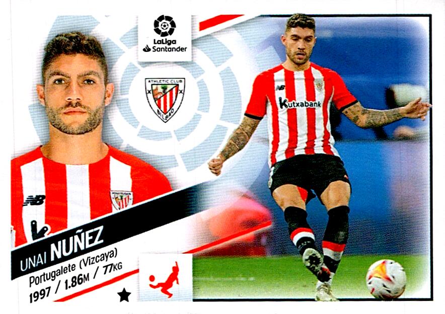 Cromo Liga Este 2022/2023 NUÑEZ ATHLETIC CLUB Nº8B