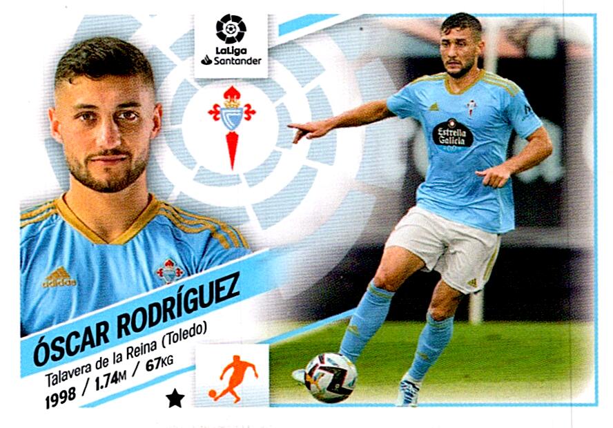 Cromo Liga Este 2022/2023 OSCAR RODRIGUEZ ULTIMO FICHAJE Nº32 TERCERA EDICION