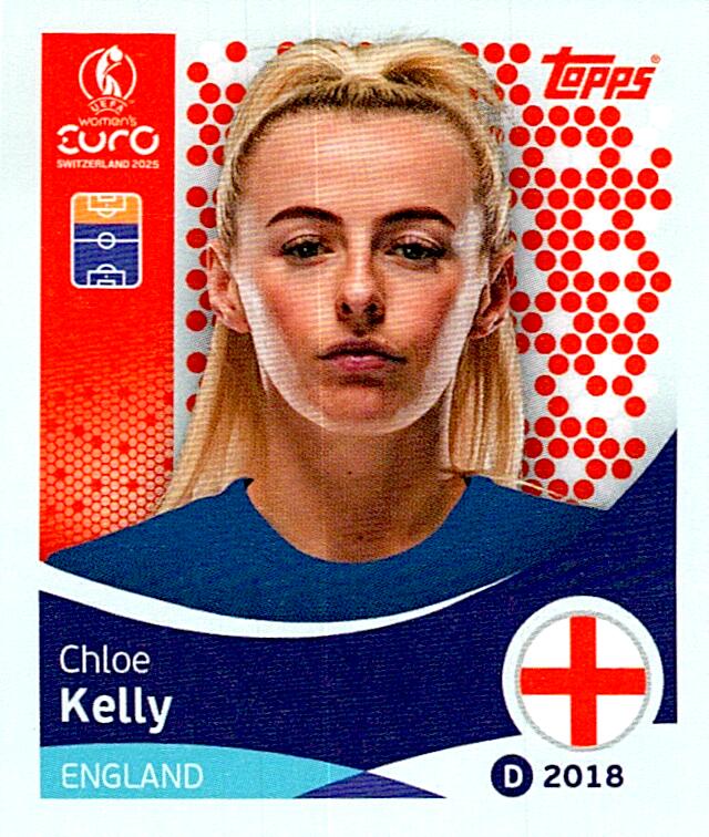 TOPPS WOMEN´S EURO SWITZERLAND 2025 CHLOE KELLY Nº266