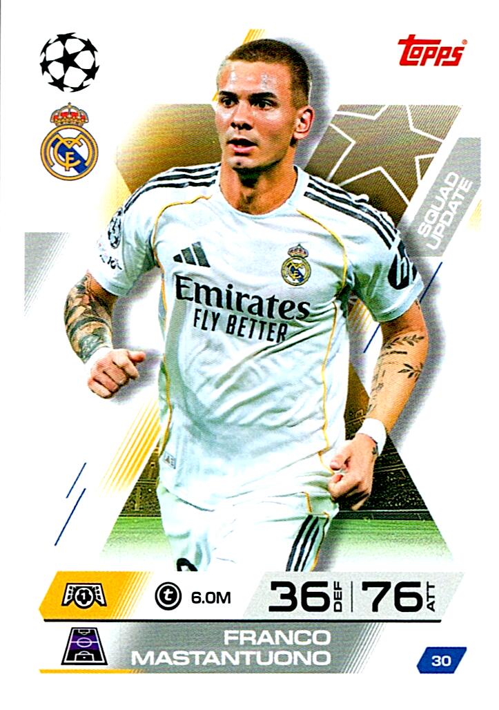 TOPPS MATCH ATTAX EXTRA 2025/26 FRANCO MASTANTUONO Nº30