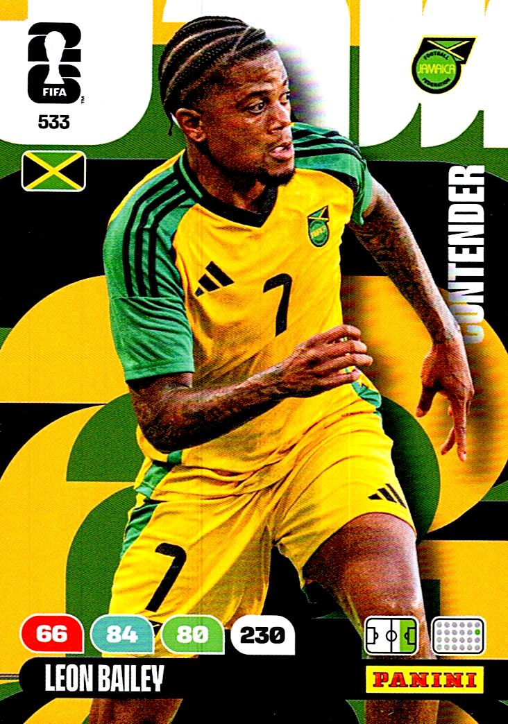 ADRENALYN WORLD CUP 2026 LEON BAILEY JAMAICA Nº533