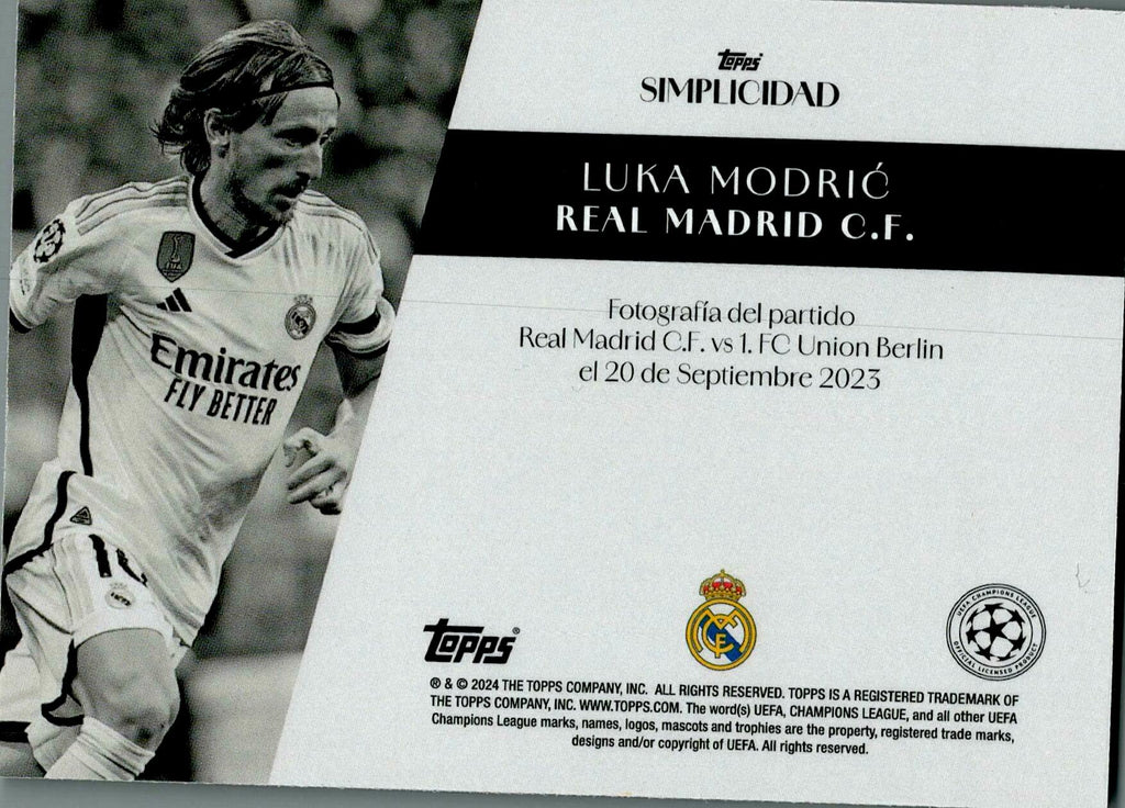 TOPPS SIMPLICIDAD 2023 LUKA MODRIC