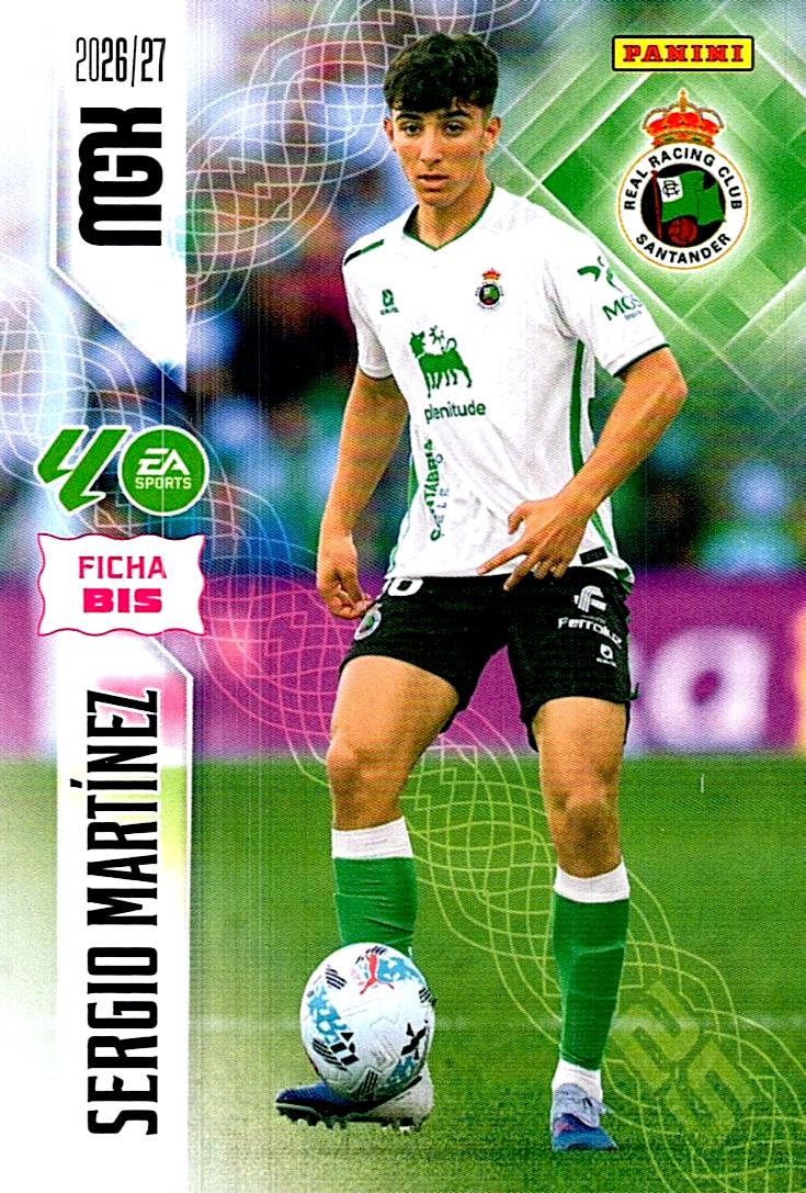 MEGACRACKS 2026/2027 SERGIO MARTINEZ FICHA BIS Nº283 BIS SEGUNDA EDICION