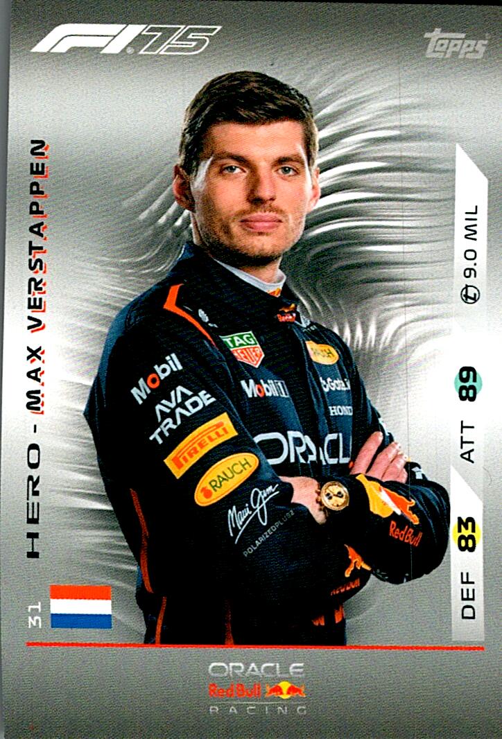 Turbo Attax 2025 MAX VERSTAPPEN nº31