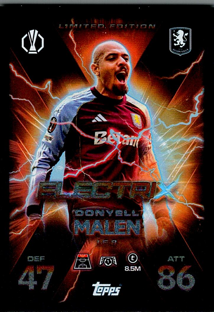 TOPPS MATCH ATTAX EXTRA 2025/26 DONYELL MALEN LIMITED EDITION NºLE8