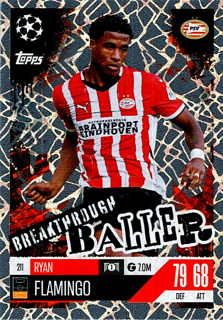 Match Attax Extra 2025 Ryan Flamingo Breakthrough Baller nº211