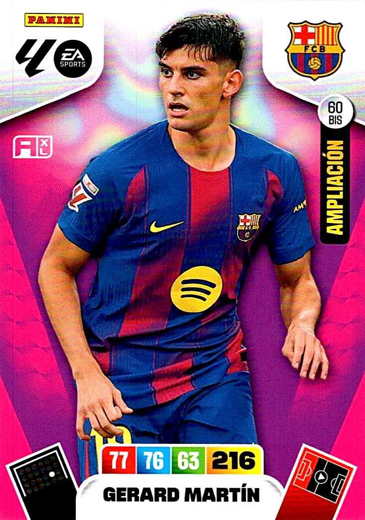 ADRENALYN LA LIGA 2025/2026 GERARD MARTIN AMPLIACION Nº60BIS