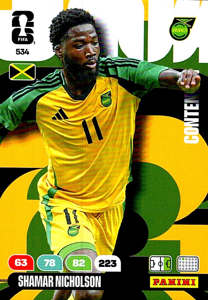 ADRENALYN WORLD CUP 2026 SHAMAR NICHOLSON JAMAICA Nº534