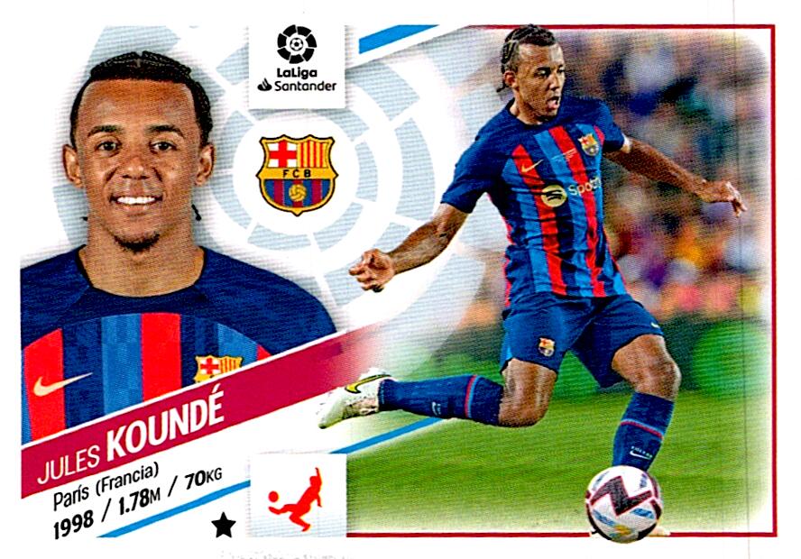 Cromo Liga Este 2022/2023 KOUNDE ULTIMO FICHAJE Nº33 TERCERA EDICION