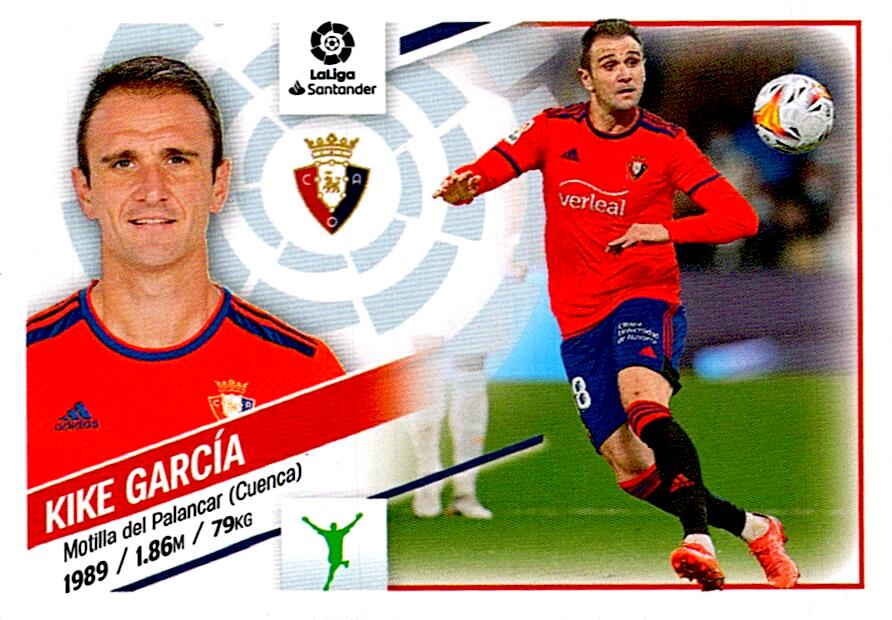 Cromo Liga Este 2022/2023 KIKE GARCIA CA OSASUNA Nº20