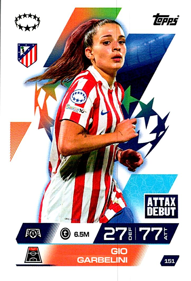 TOPPS MATCH ATTAX EXTRA 2025/26 GIO GARBELINI Nº151