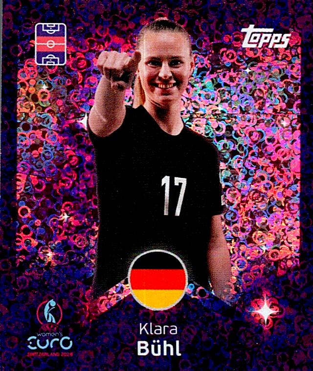 TOPPS WOMEN´S EURO SWITZERLAND 2025 KLARA BÜHL Nº172