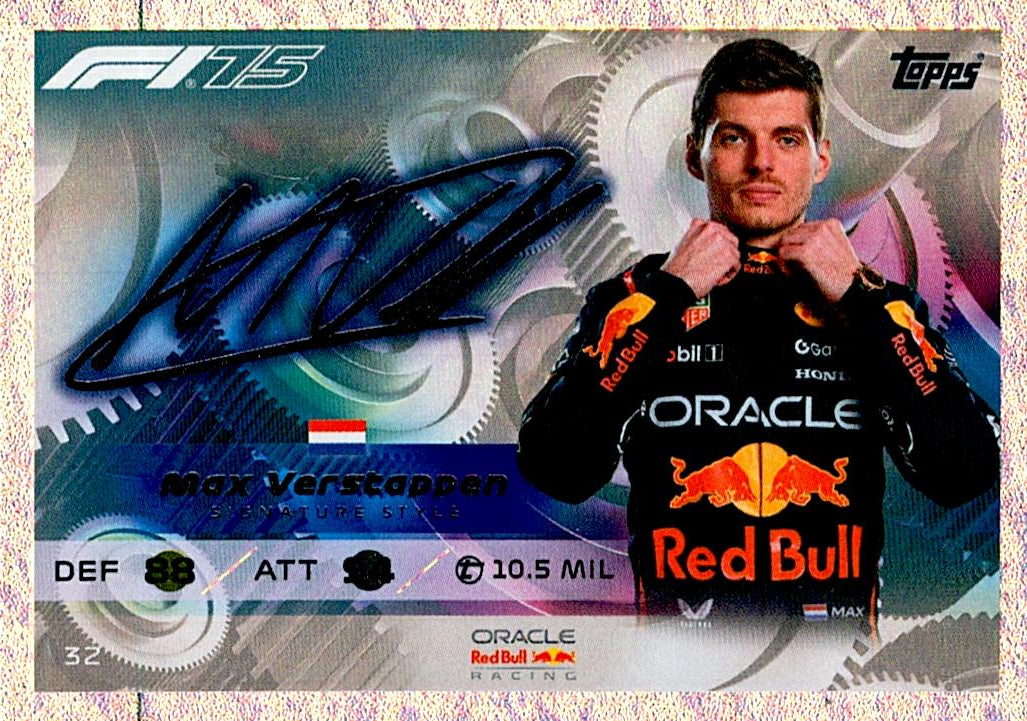 Turbo Attax 2025 MAX VERSTAPPEN AUTO nº32