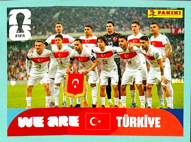 STICKERS FIFA WORLD CUP 2026 ALINEACION NºTUR 13