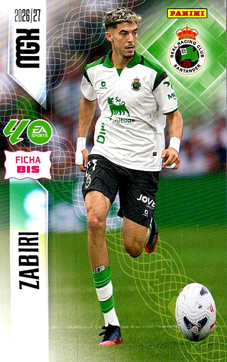 MEGACRACKS 2026/2027 ZABIRI FICHA BIS Nº284 BIS SEGUNDA EDICION