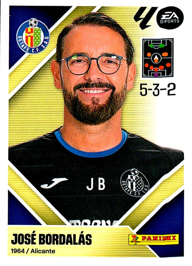 LIGA ESTE 2026/2027  GETAFE FC ENTRENADOR JOSÉ BORDALÁS Nº2