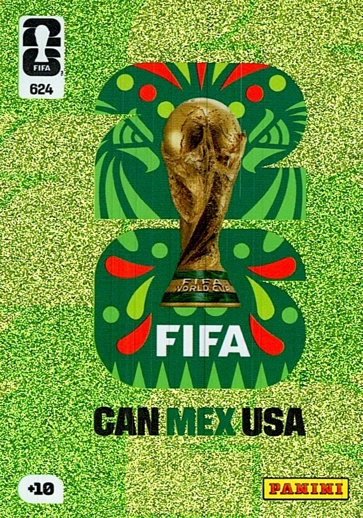 ADRENALYN WORLD CUP 2026 TROPHY PARALLEL GREEN Nº624