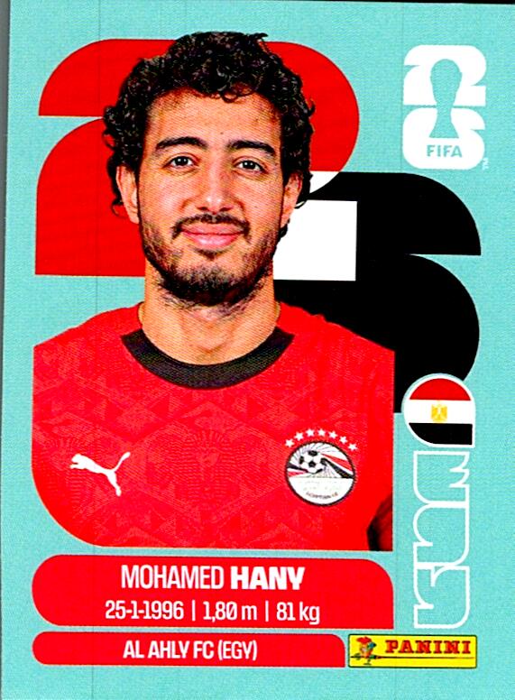 STICKERS FIFA WORLD CUP 2026 MOHAMED HANY NºEGY 3