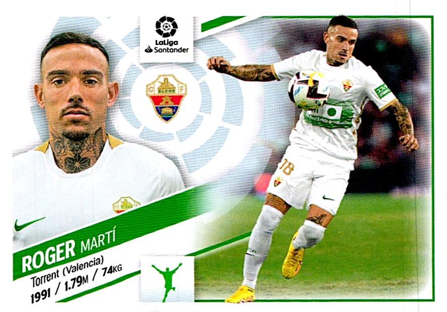 Cromo Liga Este 2022/2023 ROGER ULTIMO FICHAJE Nº34 TERCERA EDICION