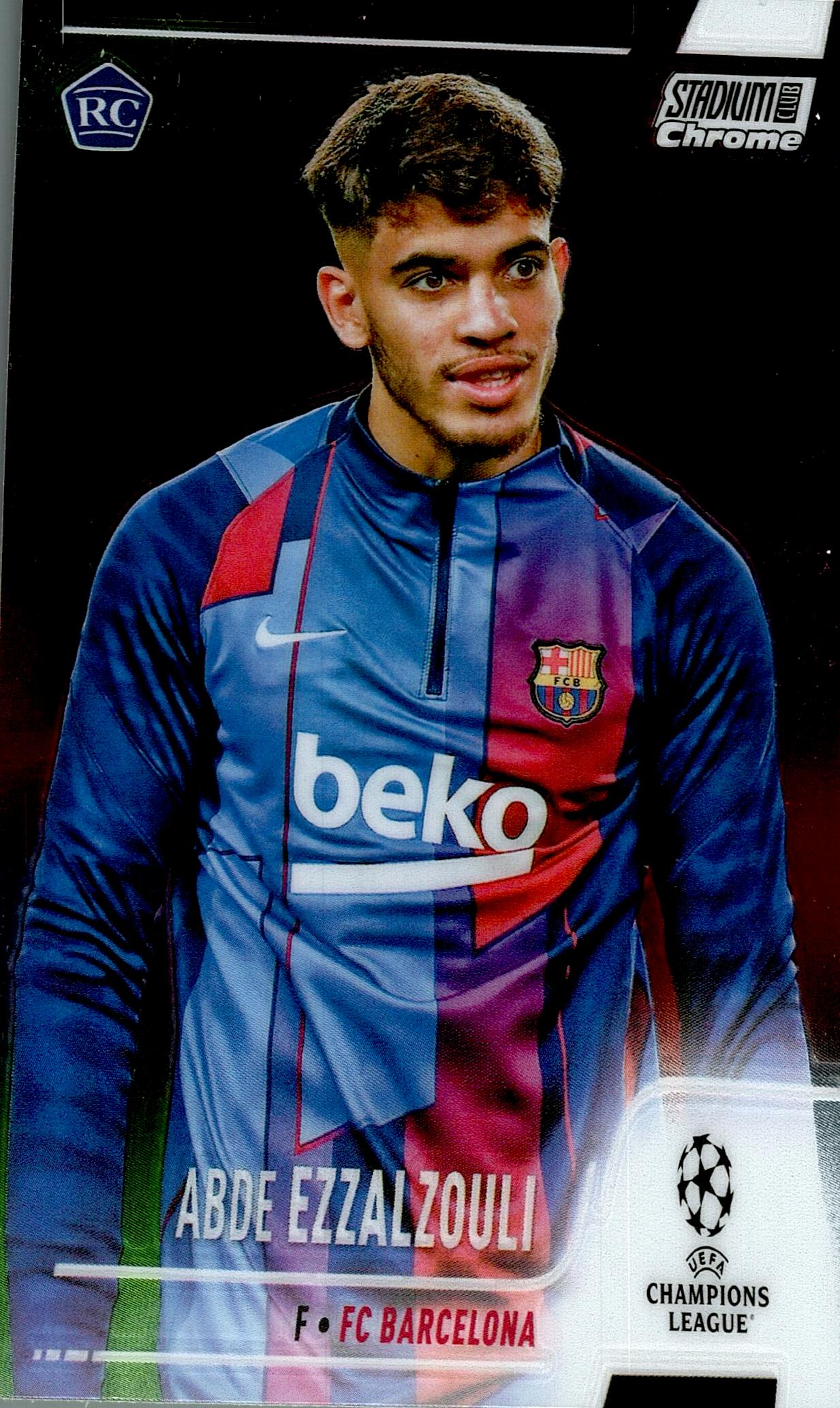TOPPS STADIUM CHROME 2021/2022 ABDE EZZALZOULI Nº61 ROOKIE
