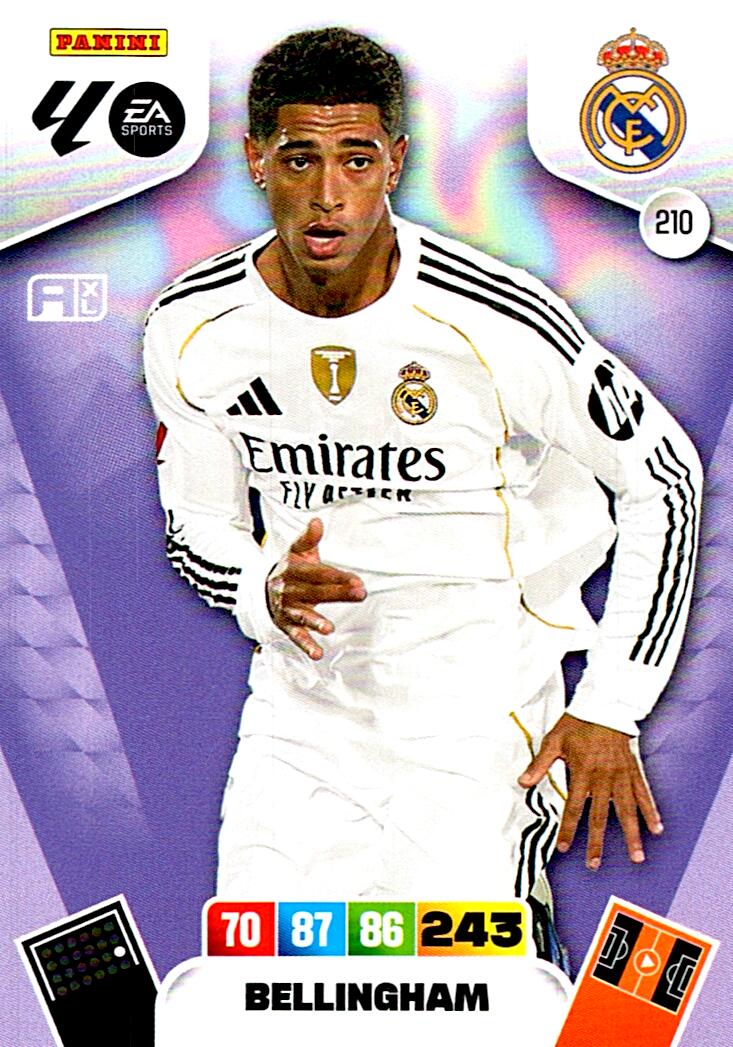 ADRENALYN LA LIGA 2025/2026 BELLINGHAM REAL MADRID Nº210