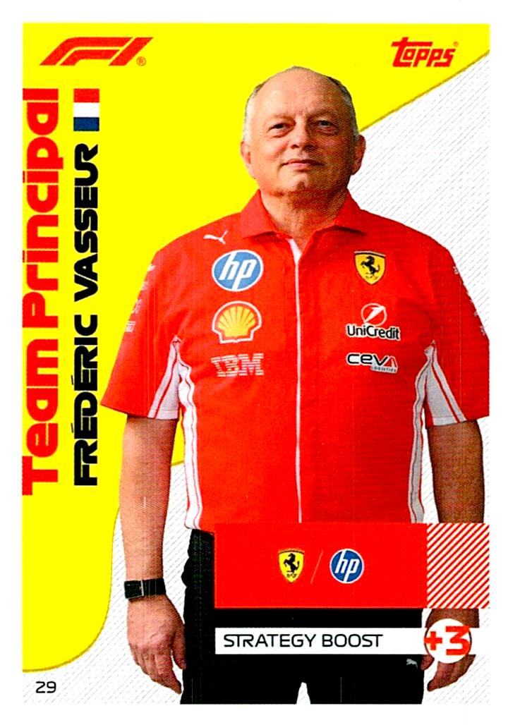 TURBO ATTAX FORMULA 1 2026 FREDERIC VASSEUR Nº29