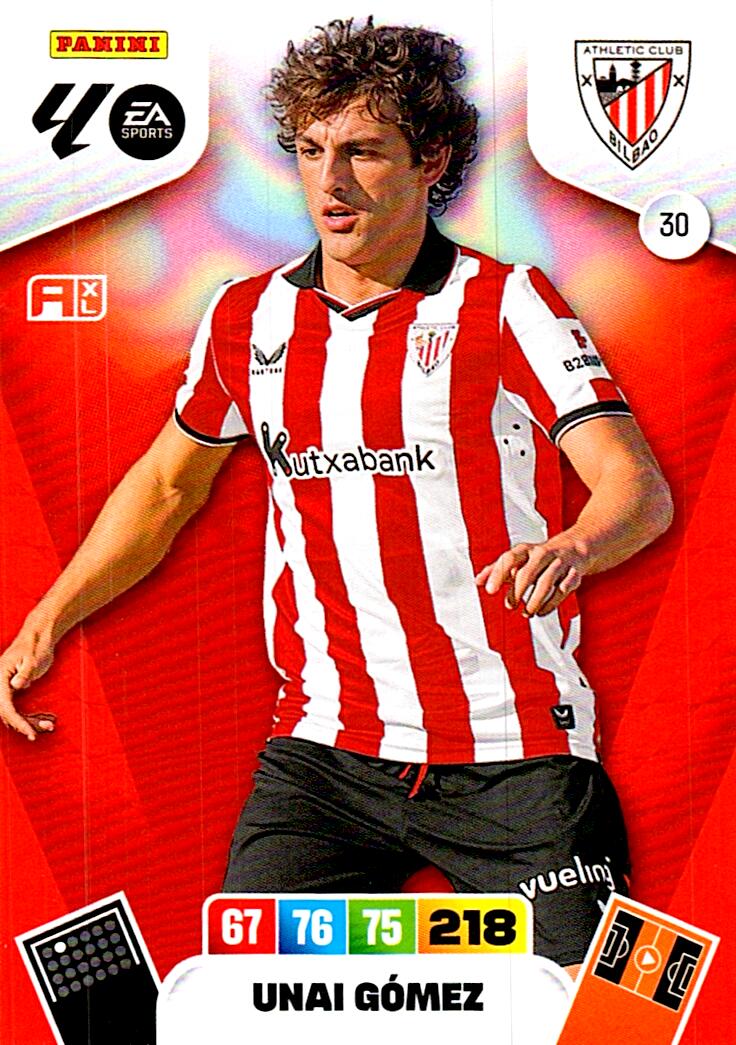 ADRENALYN LA LIGA 2025/2026 UNAI GOMEZ ATHLETIC CLUB Nº30