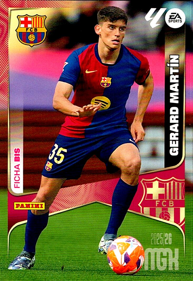 MEGACRACKS 2025/2026 GERARD MARTIN FC BARCELONA Nº80BIS TERCERA EDICION