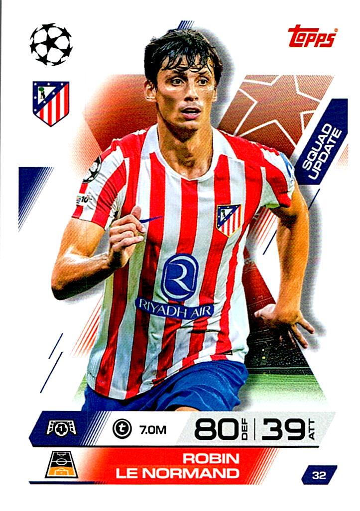 TOPPS MATCH ATTAX EXTRA 2025/26 ROBIN LE NORMAND Nº32
