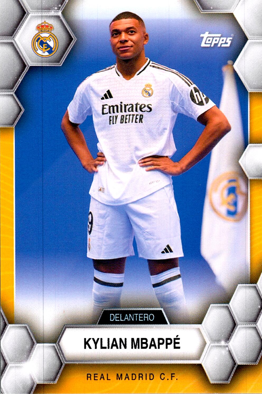 FAN SET REAL MADRID 2024/25 KYLIAN MBAPPE Nº17