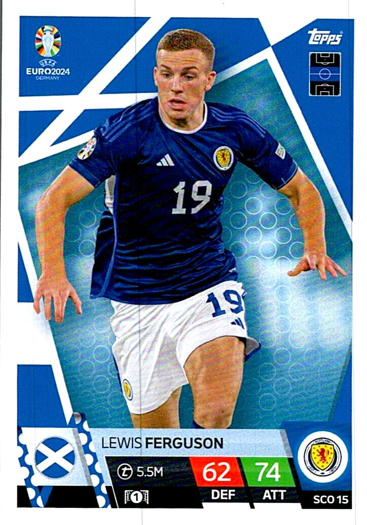 TOPPS MATCH ATTAX UEFA EURO 2024 LEWIS FERGUSON ESCOCIA NºSCO15