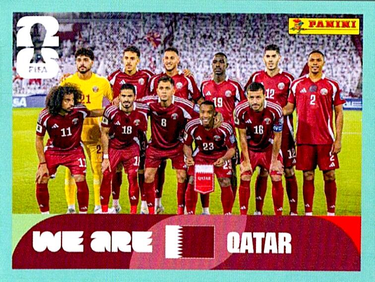 STICKERS FIFA WORLD CUP 2026 ALINEACION NºQAT 13