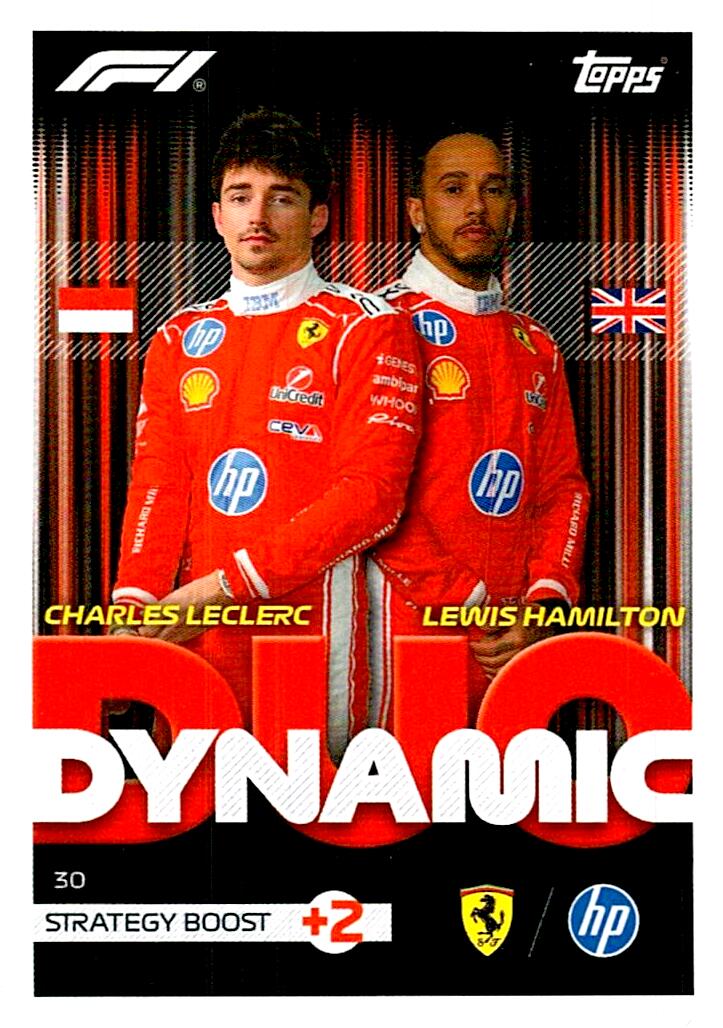 TURBO ATTAX FORMULA 1 2026 CHARLES LECLERC & LEWIS HAMILTON Nº30