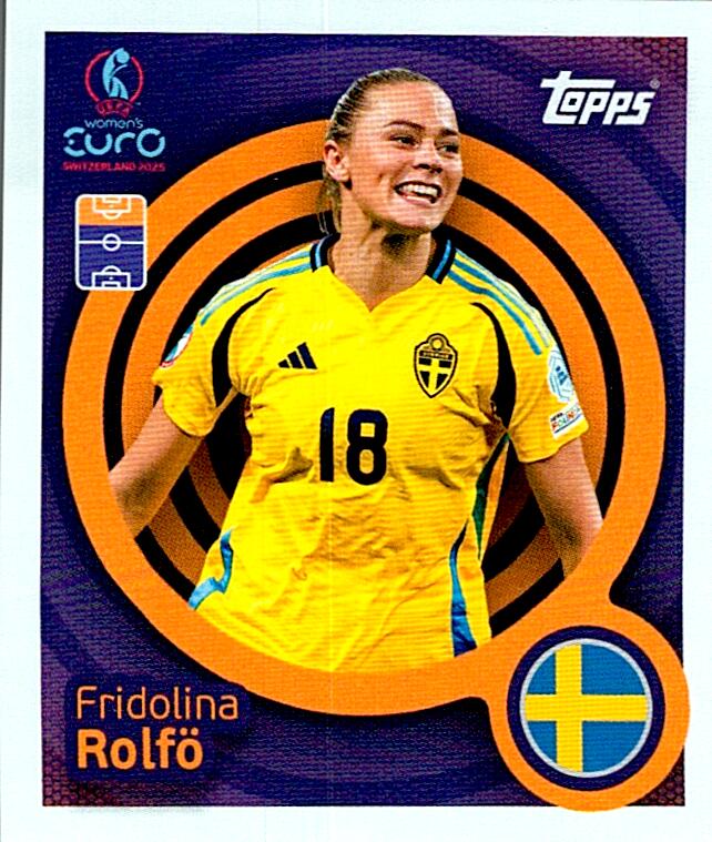 TOPPS WOMEN´S EURO SWITZERLAND 2025 FRIDOLINA ROLFÖ Nº221