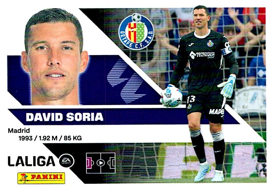 LIGA ESTE 2026/2027  GETAFE FC DAVID SORIA Nº3