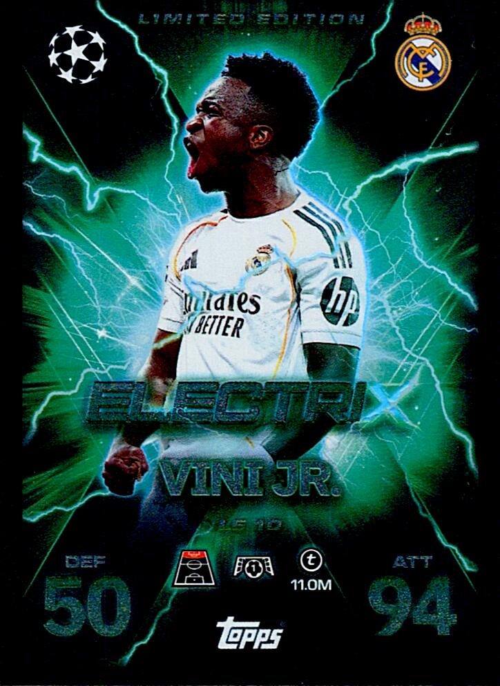 TOPPS MATCH ATTAX EXTRA 2025/26 VINI JR LIMITED EDITION NºLE10
