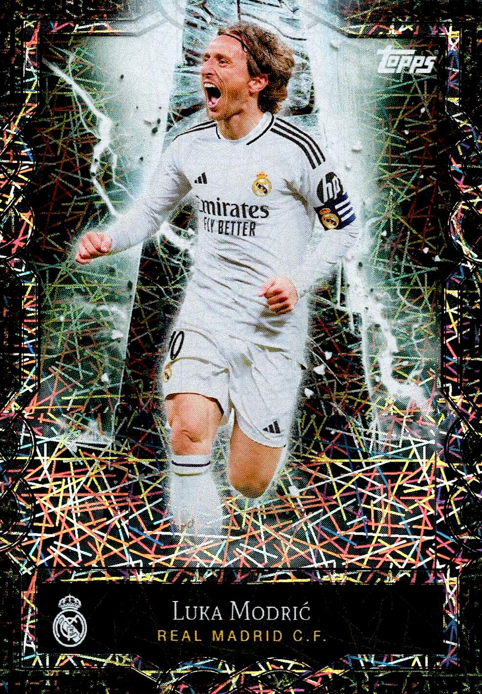 FAN SET REAL MADRID 2024/25 LUKA MODRIC MONOLITH ELECTRIC PARALLEL NºMO-5