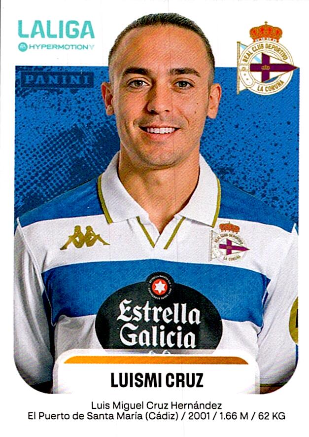 LALIGA HYPERMOTION 2025-26 LUISMI CRUZ DEPORTIVO DE LA CORUÑA Nº185