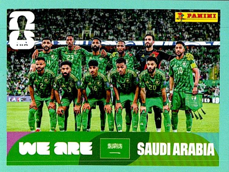 STICKERS FIFA WORLD CUP 2026 ALINEACION NºKSA 13