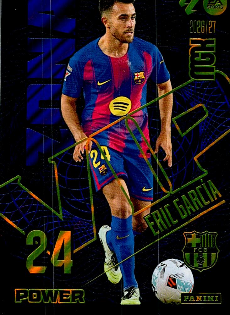 MEGACRACKS 2026/2027 ZONA VIP POWER ERIC GARCÍA FC BARCELONANº393P