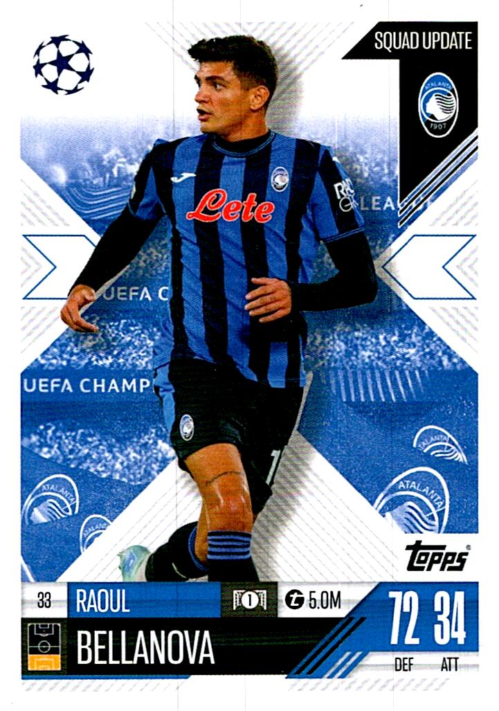 Match Attax Extra 2025 Raoul Bellanova nº33