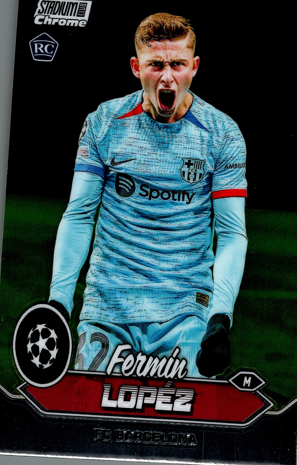 TOPPS STADIUM CHROME UCL 2023/2024 FERMÍN Nº32 ROOKIE
