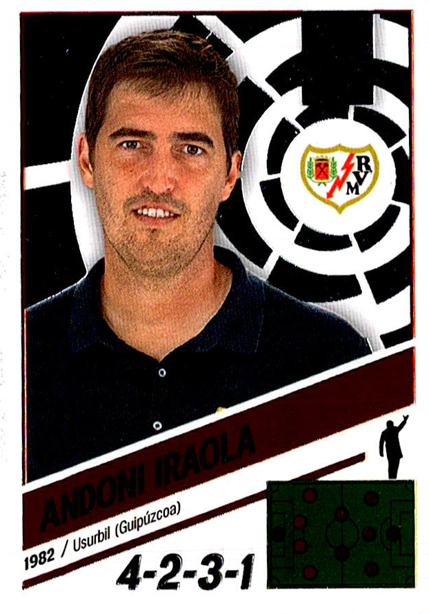 Cromo Liga Este 2022/2023 ANDONI IRAOLA RAYO VALLECANO Nº2