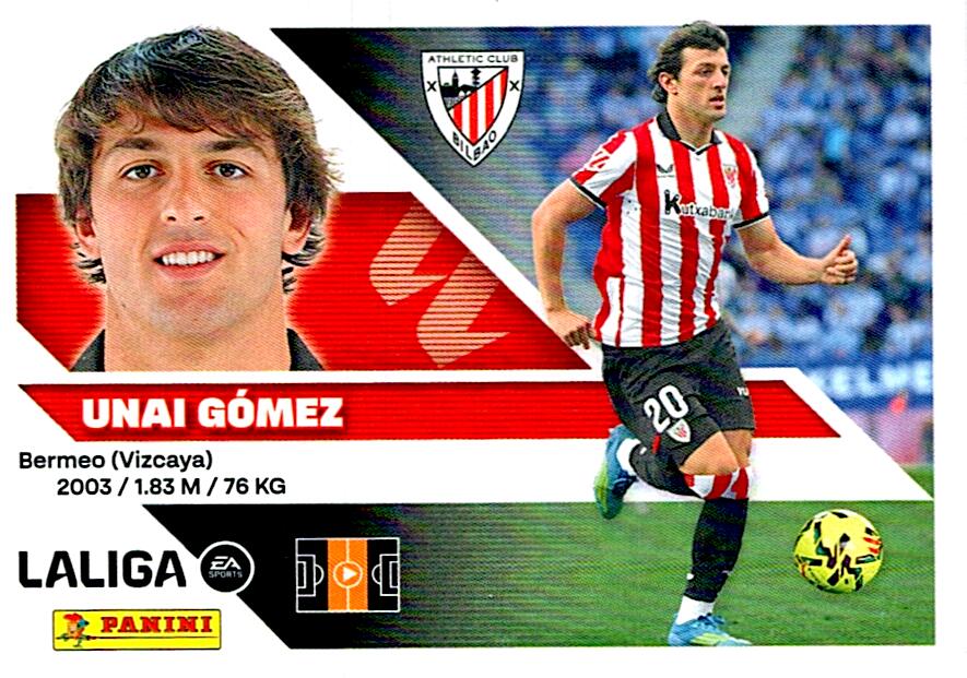 LIGA ESTE 2026/2027 UNAI GOMEZ ATHLETIC CLUB Nº13