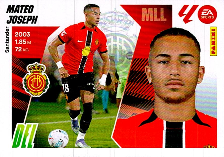 LIGA ESTE 2025/2026 MATEO JOSEPH ULTIMO FICHAJE Nº33 TERCERA EDICION