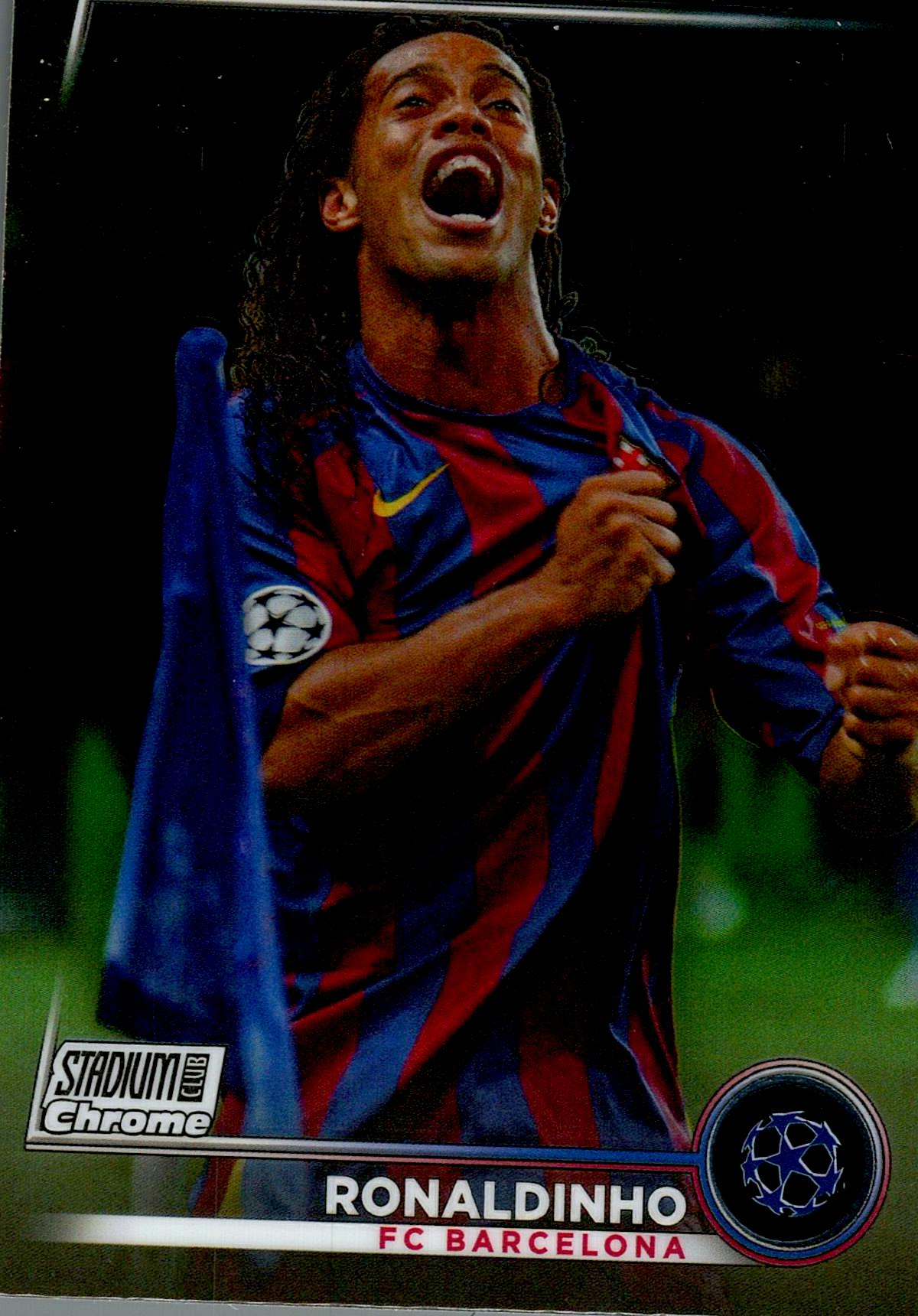 TOPPS STADIUM CHROME UCL 2022/2023 RONALDINHO Nº10