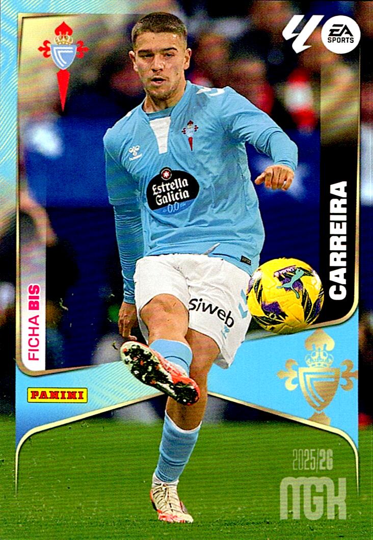 MEGACRACKS 2025/2026 CARREIRA RC CELTA Nº112BIS TERCERA EDICION