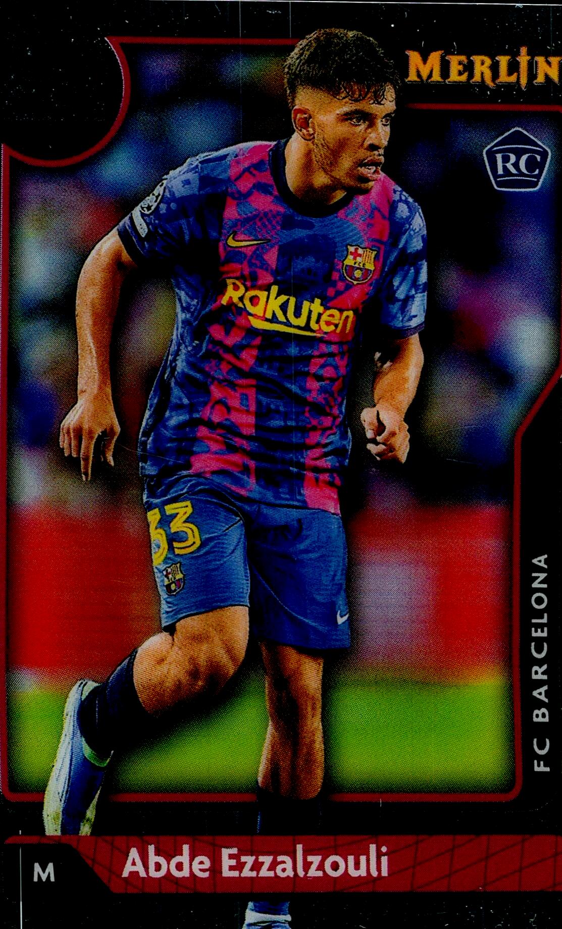 TOPPS MERLIN 2021/2022 ABDE EZZALZOULI Nº78 ROOKIE